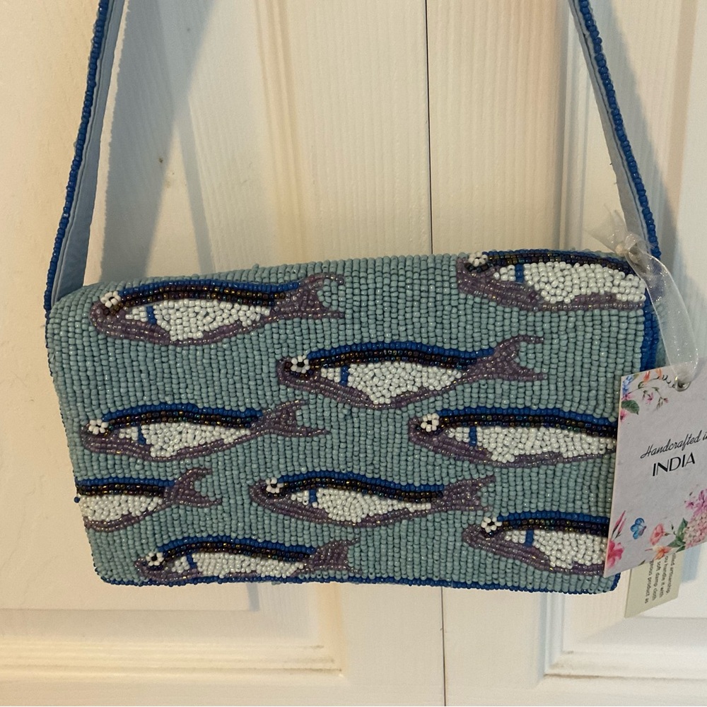 Viral TikTok Beaded Sardine Bag NWT